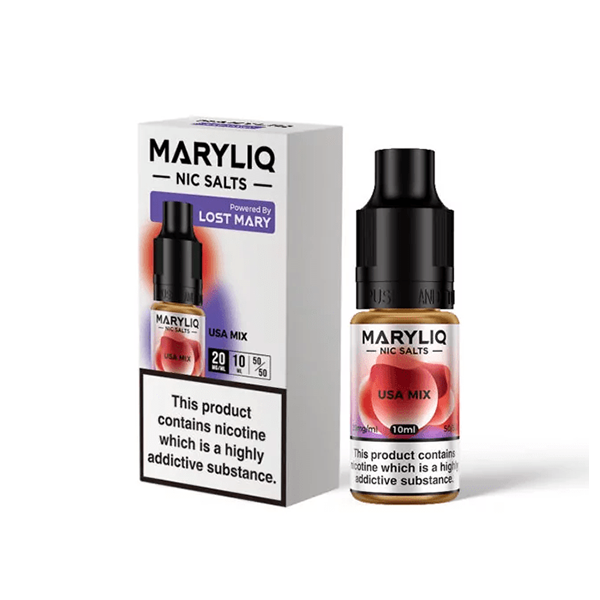 10mg MARYLIQ Nic Salt By Lost Mary 10ml (50VG/50PG) - www.justgovape.co.uk