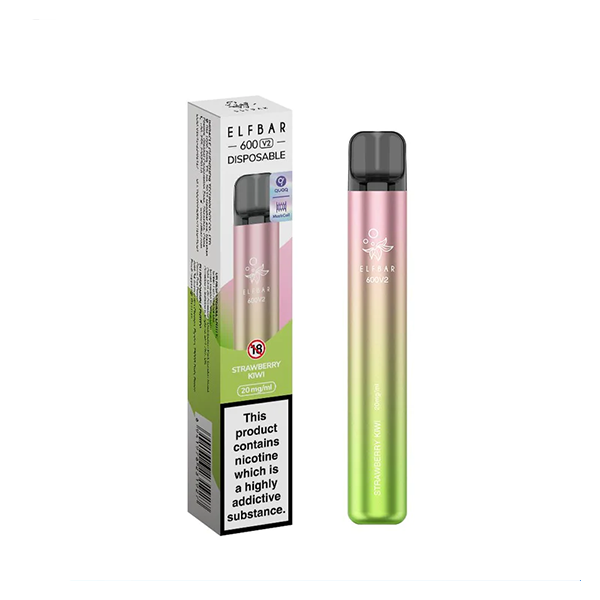 20mg ELF Bar 600 V2 Disposable Vaping Device 600 Puffs - www.justgovape.co.uk