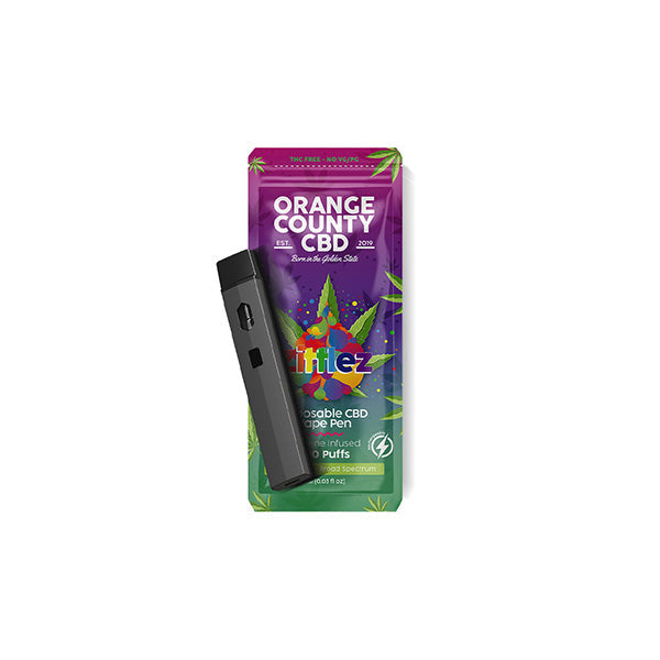 Orange County CBD 600mg CBD Disposable Vape - 1ml 700 Puffs ::Short Dated Stock:: - www.justgovape.co.uk