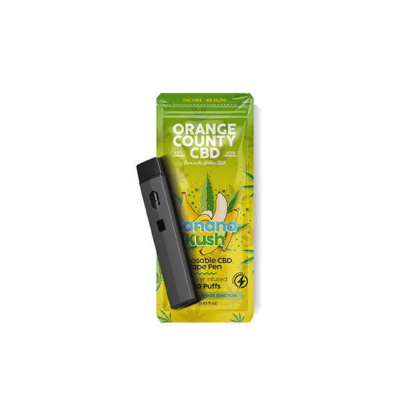 Orange County CBD 600mg CBD Disposable Vape - 1ml 700 Puffs ::Short Dated Stock:: - www.justgovape.co.uk