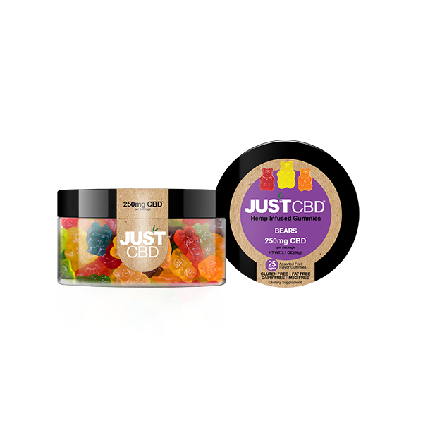 Just CBD 250mg Gummies - 88g - www.justgovape.co.uk