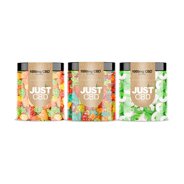 Just CBD 1000mg Gummies - 351g - www.justgovape.co.uk