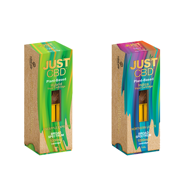 Just CBD 1000mg Signature Cartridges - 1ml - www.justgovape.co.uk