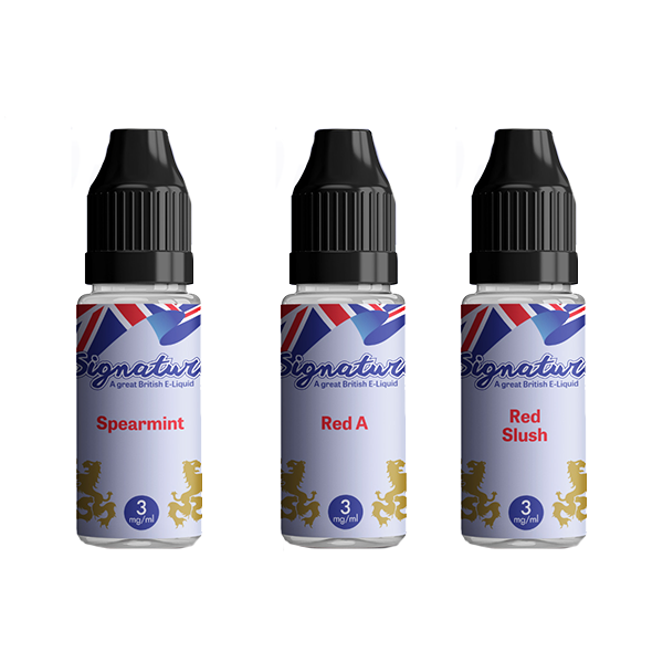 12mg Signature Vapours TPD 10ml E-Liquid (50VG/50PG) - www.justgovape.co.uk