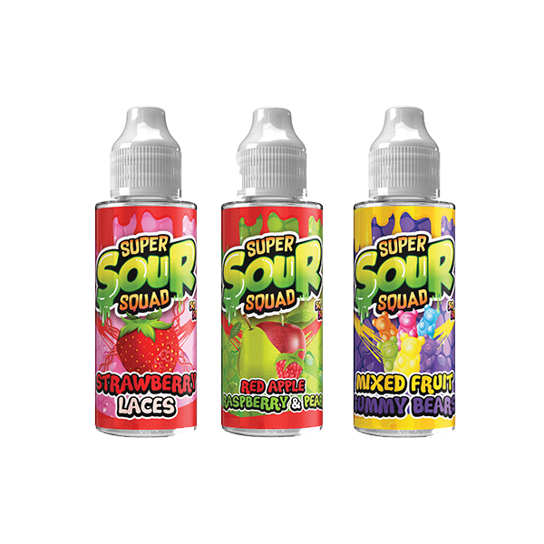 Super Sour Squad By Signature Vapours 100ml E-liquid 0mg (50VG/50PG) - www.justgovape.co.uk