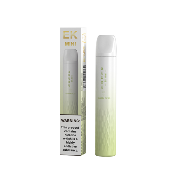 20mg Ek Mini Disposable Vape Device 600 Puffs - www.justgovape.co.uk