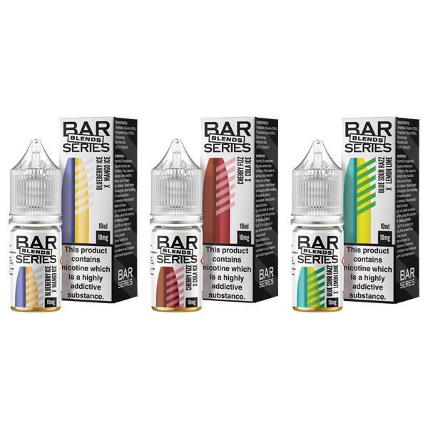 10mg Bar Series Blends 10ml Nic Salts (50VG/50PG) - www.justgovape.co.uk