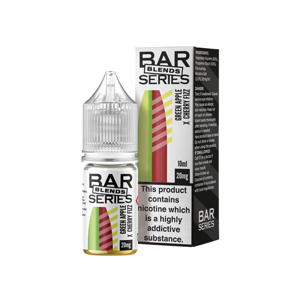 20mg Bar Series Blends 10ml Nic Salts (50VG/50PG) - www.justgovape.co.uk