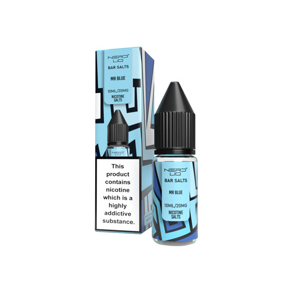 20mg Nerd Liq Bar Salts 10ml Nic Salts (50VG/50PG) - www.justgovape.co.uk