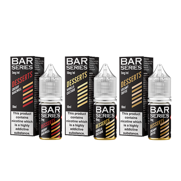 5mg Bar Series Desserts 10ml Nic Salts (50VG/50PG) - www.justgovape.co.uk