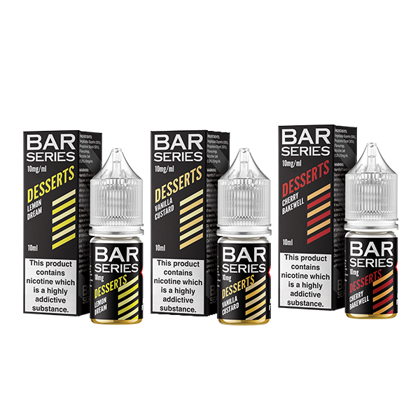 10mg Bar Series Desserts 10ml Nic Salts (50VG/50PG) - www.justgovape.co.uk