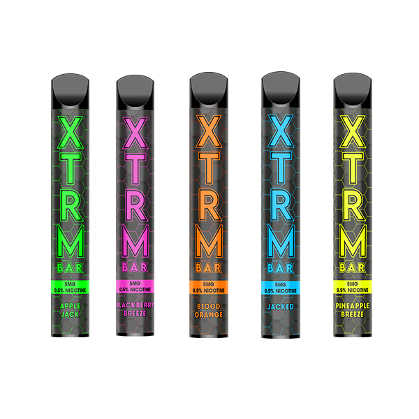 5mg XTRM Disposable Vape bars 600 puffs - www.justgovape.co.uk