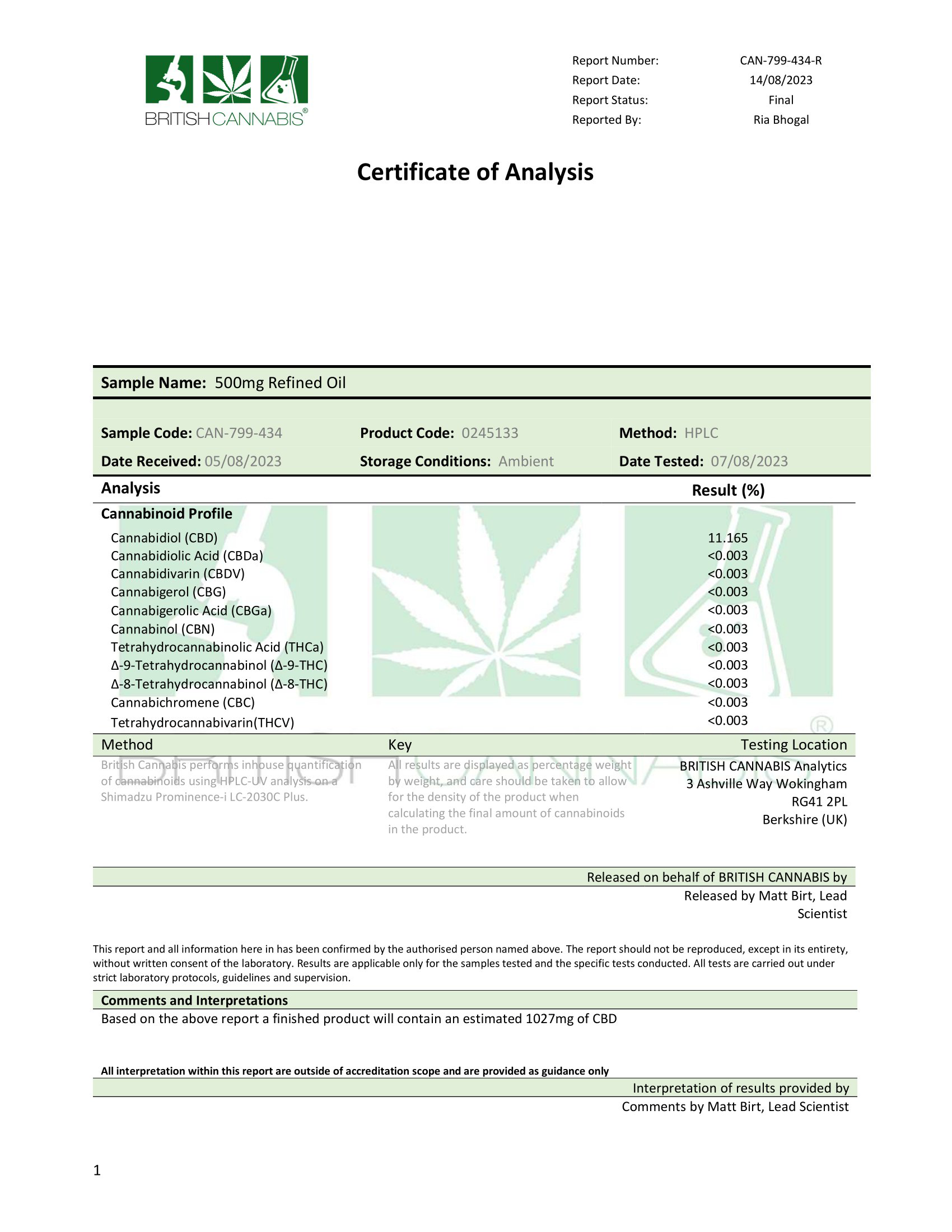 Hempura 500mg CBD Broad Spectrum Oil with terpenes - 10ml - www.justgovape.co.uk