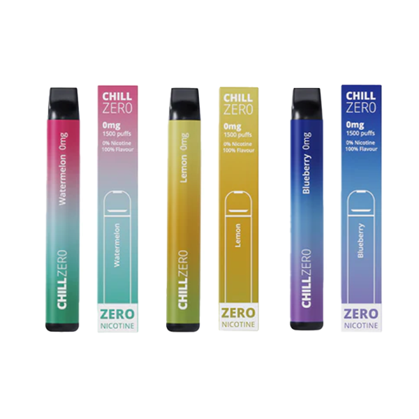 0mg Chill Zero Disposable Vape 1500 Puffs - www.justgovape.co.uk