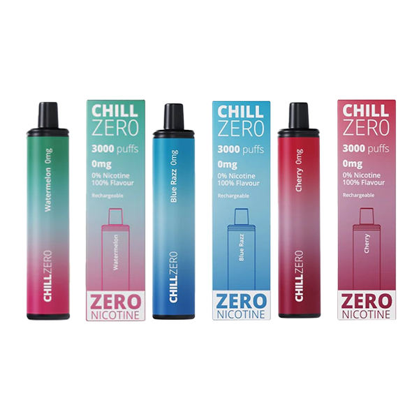 0mg Chill Zero Disposable Vape 3000 Puffs - www.justgovape.co.uk