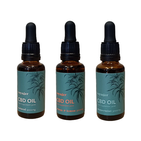 Voyager 3000mg CBD Oil 30ml - www.justgovape.co.uk