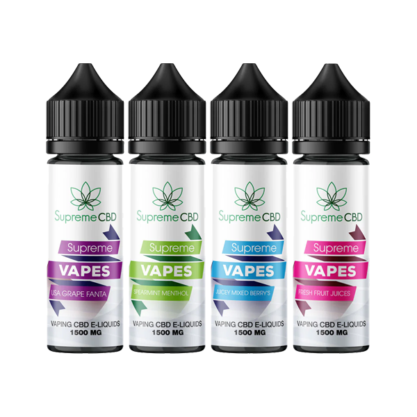 Supreme CBD 1500mg CBD E-liquid 50ml (60VG/40PG) - www.justgovape.co.uk