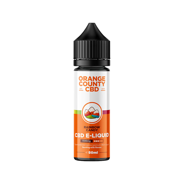 Orange County CBD 1500mg Broad Spectrum CBD E-liquid 50ml (60VG/40PG) - www.justgovape.co.uk