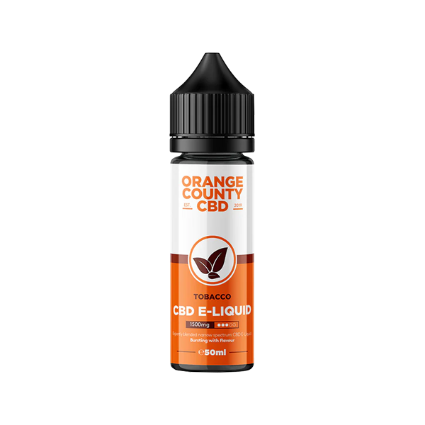 Orange County CBD 1500mg Broad Spectrum CBD E-liquid 50ml (60VG/40PG) - www.justgovape.co.uk