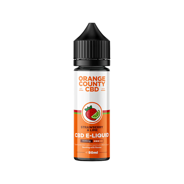 Orange County CBD 1500mg Broad Spectrum CBD E-liquid 50ml (60VG/40PG) - www.justgovape.co.uk