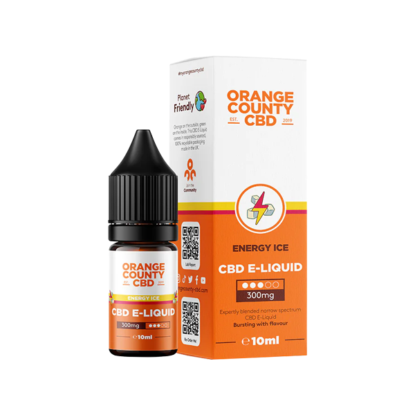 Orange County CBD 300mg Broad Spectrum CBD E-liquid 10ml (50VG/50PG) - www.justgovape.co.uk