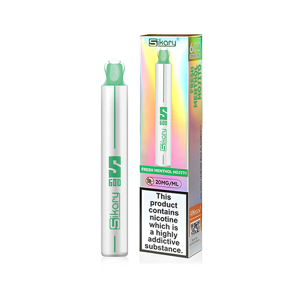 20mg Sikary S600 Disposable Vape 600 Puffs - www.justgovape.co.uk