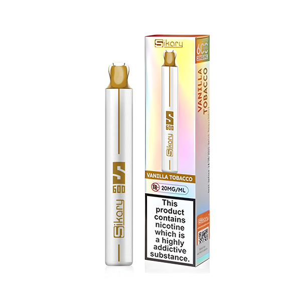 20mg Sikary S600 Disposable Vape 600 Puffs - www.justgovape.co.uk