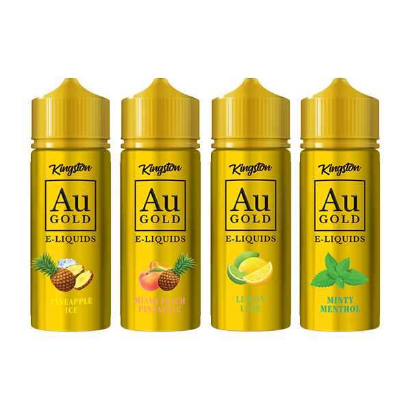 0mg AU Gold By Kingston 100ml Shortfill E-liquid (70VG/30PG) - www.justgovape.co.uk