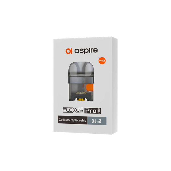 Aspire Flexus Pro Replacement Empty Pods XL 4ml (0.6Ohm, 1.0Ohm)