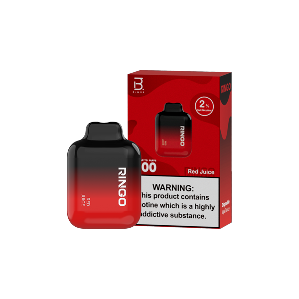 20mg B+MOR Ringo Dual Mesh Disposable Vape Device 600 Puffs - www.justgovape.co.uk