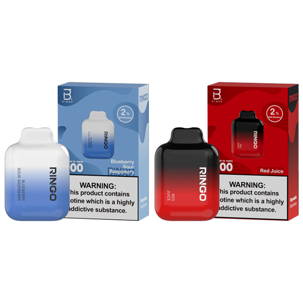 20mg B+MOR Ringo Dual Mesh Disposable Vape Device 600 Puffs - www.justgovape.co.uk