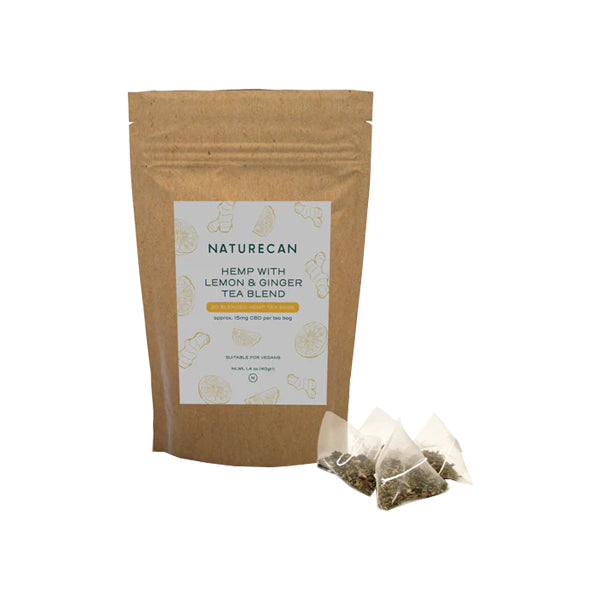 Naturecan 300mg CBD Hemp Tea - 20 Bags - www.justgovape.co.uk