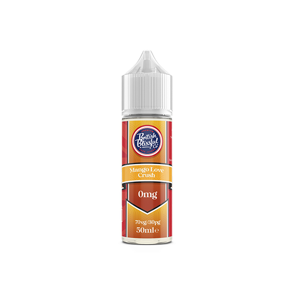 0mg British Blissful 50ml Shortfill (70VG/30PG) - www.justgovape.co.uk