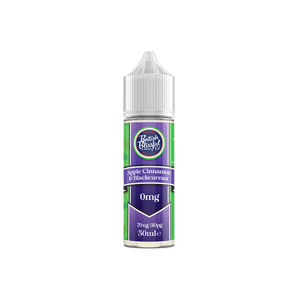 0mg British Blissful 50ml Shortfill (70VG/30PG) - www.justgovape.co.uk