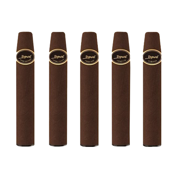 20mg Reymont Cigars 600 Disposable Gift Box 5 pack - 3000 Puffs - www.justgovape.co.uk