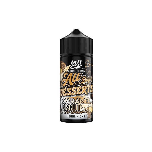 Wick Addiction All Day Desserts 100ml Shortfill 0mg (70VG/30PG) - www.justgovape.co.uk