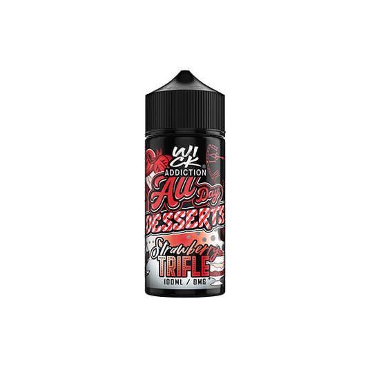 Wick Addiction All Day Desserts 100ml Shortfill 0mg (70VG/30PG) - www.justgovape.co.uk