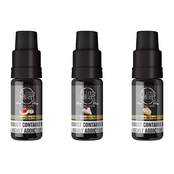 20mg Little Dessert Salts 10ml Nic Salts (50VG/50PG) - www.justgovape.co.uk