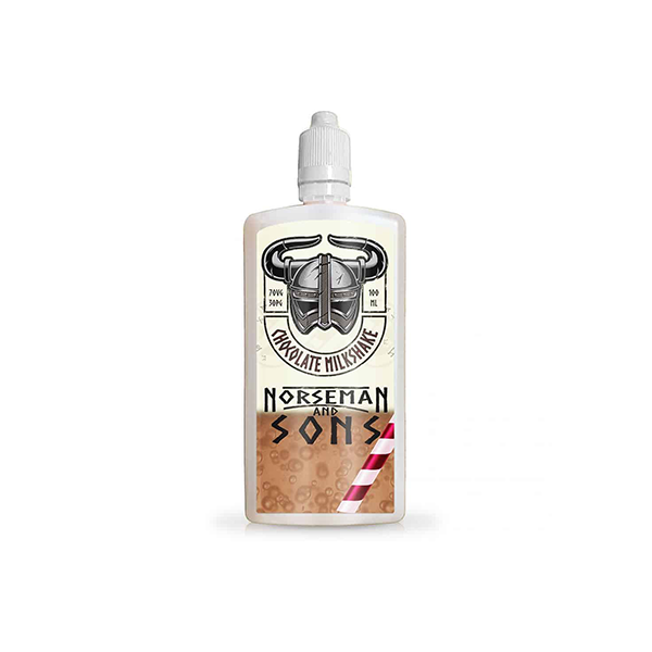 Norsemen 100ml Shortfill Flask Milkshakes 0mg (70VG/30PG) - www.justgovape.co.uk