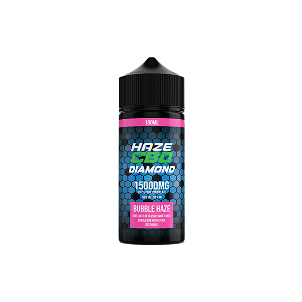 Haze CBD Diamond 15000mg CBD E-Liquid 100ml - www.justgovape.co.uk