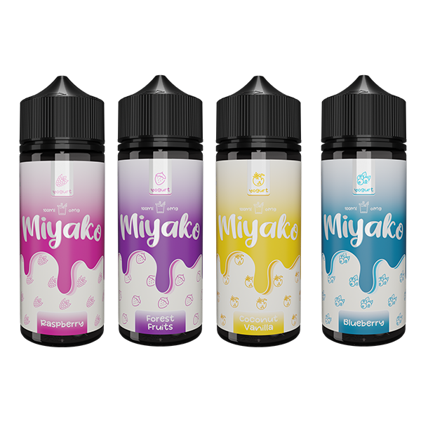 0mg Wick Liquor Miyako Yoghurt 100ml Shortfill (70VG/30PG) - www.justgovape.co.uk