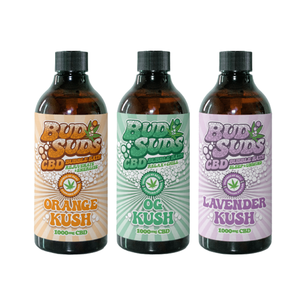 Bud Suds 1000mg CBD Bubble Bath - 300ml - www.justgovape.co.uk