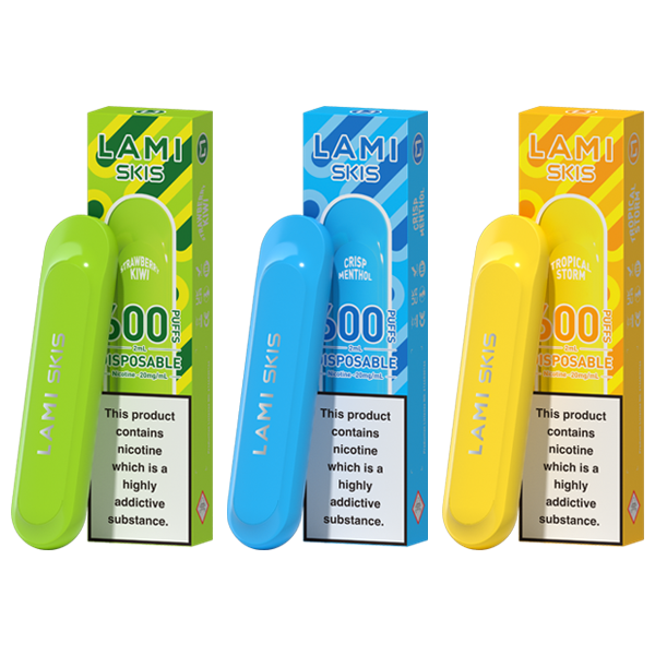 20mg Lami Skis Disposable Vaping Device 600 Puffs - www.justgovape.co.uk