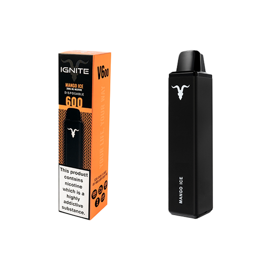 20mg IGNITE V600 Disposable 600 Puff - www.justgovape.co.uk