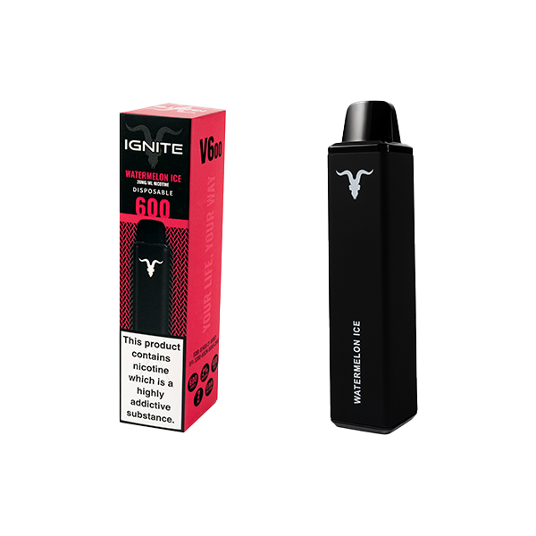 20mg IGNITE V600 Disposable 600 Puff - www.justgovape.co.uk