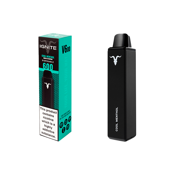 20mg IGNITE V600 Disposable 600 Puff - www.justgovape.co.uk