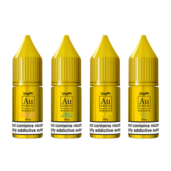 20mg AU Gold By Kingston Nic Salt 10ml (60VG/40PG) - www.justgovape.co.uk