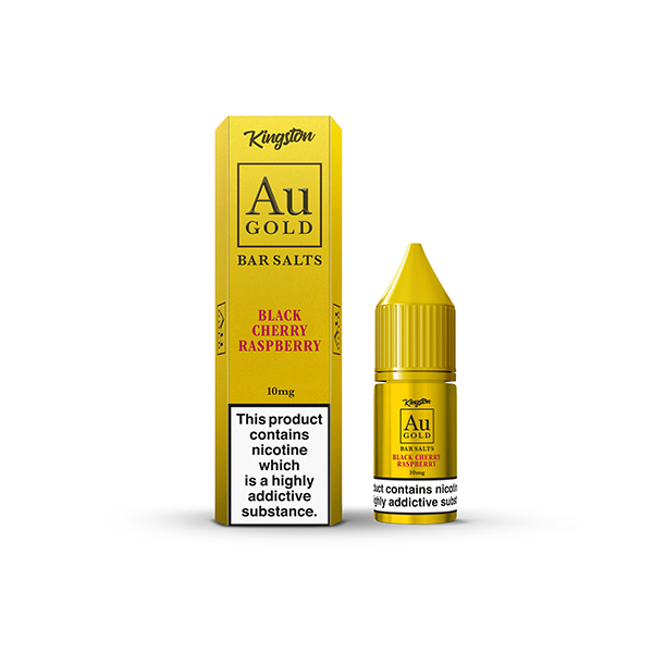 10mg AU Gold By Kingston Nic Salt 10ml (60VG/40PG) - www.justgovape.co.uk