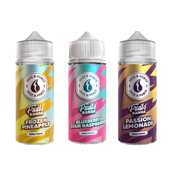 0mg Juice N Power Shortfills 100ml (70VG/30PG) - www.justgovape.co.uk