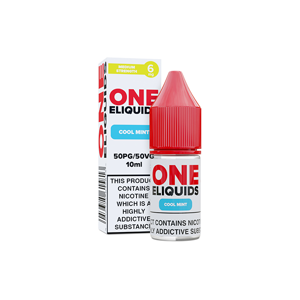 6mg One E-Liquids Flavoured Nic Shot 10ml (50VG/50PG) - www.justgovape.co.uk